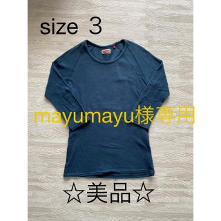 ハリウッドランチマーケット(HOLLYWOOD RANCH MARKET)の７分丈☆size ３(Tシャツ/カットソー(七分/長袖))