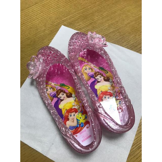 Disney(ディズニー)のディズニープリンセス　サンダル キッズ/ベビー/マタニティのキッズ靴/シューズ(15cm~)(サンダル)の商品写真