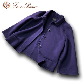 ロロピアーナ(LORO PIANA)のF92★美品★極上カシミヤ100% ボクシーラインジャケット ロロピアーナ 40(その他)