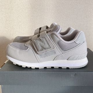 ニューバランス(New Balance)のYV574TC ニューバランス スニーカー キッズ 子供 グレー 19cm(スニーカー)