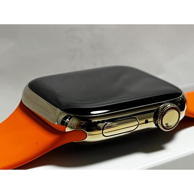 Apple Watch - Apple Watch series 7 ステンレスゴールド エルメス