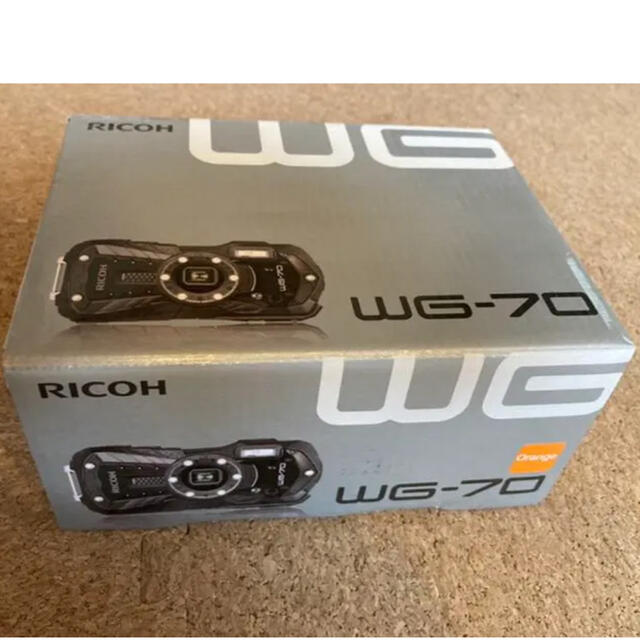 【25％OFF】 RICOH ORANGE WG-70 コンパクトデジカメ RICOH - コンパクトデジタルカメラ