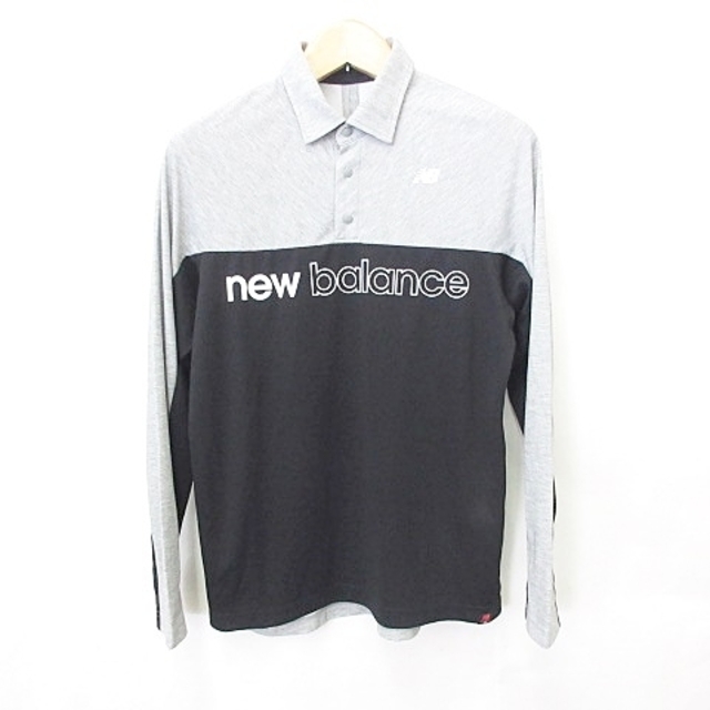 New Balance(ニューバランス)のニューバランス NEW BALANCE golf ポロシャツ 長袖 シャツカラー スポーツ/アウトドアのゴルフ(ウエア)の商品写真