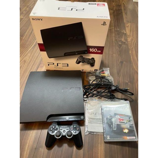 SONY PlayStation3 160GB ブラック リッジレーサーエンタメ/ホビー