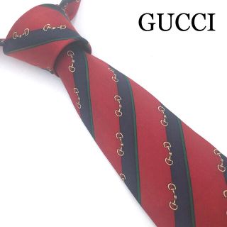 グッチ(Gucci)のGUCCI グッチ ネクタイ 高級シルク イタリア ホースビット ロゴ(ネクタイ)