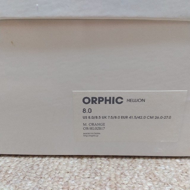 ORPHIC HELLION ウイングチップレザースニーカー