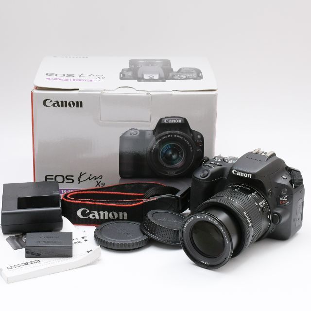 CANON キヤノン Kiss X9 レンズキット ブラックカメラ