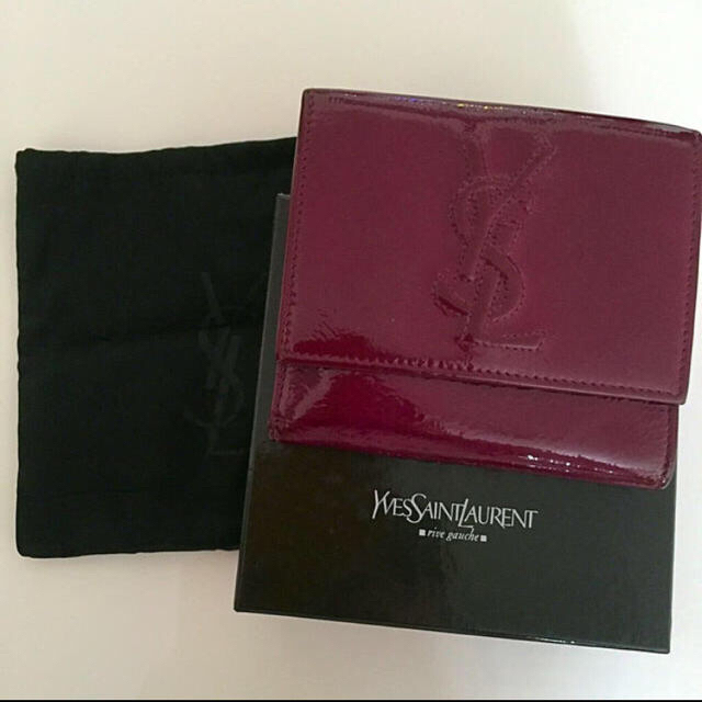 Saint Laurent(サンローラン)の【年末処分SALE】YSL 二つ折財布 箱なしで割引あり レディースのファッション小物(財布)の商品写真