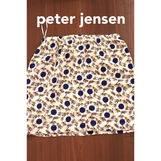 BEAMS(ビームス)のpeterjensen 蜂プリントシルクスカート レディースのスカート(ミニスカート)の商品写真
