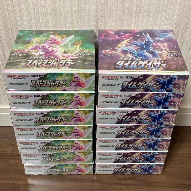 ポケカポケモンカード　スペースジャグラー7box タイムゲイザー7box新品未開封