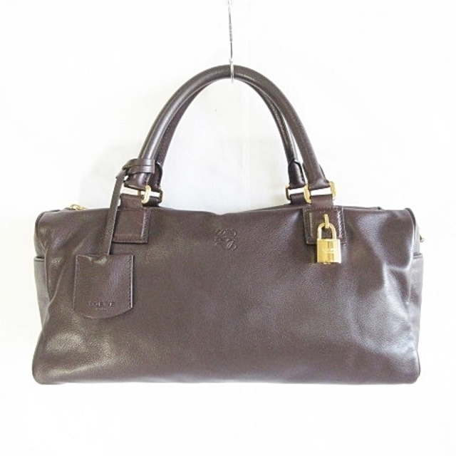 ロエベ LOEWE アマソナ34 ハンドバッグ ワンショルダーバッグ ブラウン