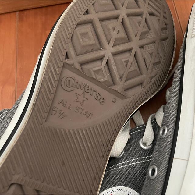 CONVERSE(コンバース)のコンバース　ハイカット　チャコールグレー　24.5 レディースの靴/シューズ(スニーカー)の商品写真