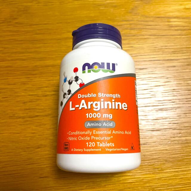 L-Arginine 1000mg 120錠　Lアルギニン 食品/飲料/酒の健康食品(アミノ酸)の商品写真