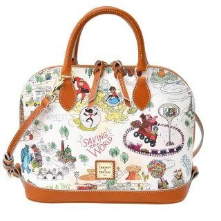 ディズニー(Disney)の【Dooney ＆ Bourke】ディズニー＆ピクサー サッチェルバッグ (ハンドバッグ)