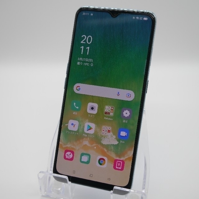 OPPO(オッポ)のOPPO Reno3 A ホワイト 楽天モデル SIMフリー スマホ/家電/カメラのスマートフォン/携帯電話(スマートフォン本体)の商品写真