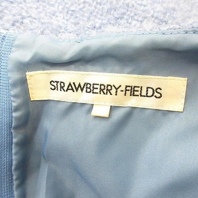 STRAWBERRY-FIELDS(ストロベリーフィールズ)のストロベリーフィールズ STRAWBERRY-FIELDS ワンピース 七分袖 レディースのワンピース(ロングワンピース/マキシワンピース)の商品写真