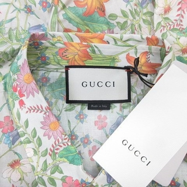 ページの Gucci グッチ Gucci シャツ 長袖 花柄 ボタニカル 大きいサイズ 綿 白 オフホの通販 By ベクトル ラクマ店 グッチならラクマ ℊのベクトル Www Lumarj Com Br