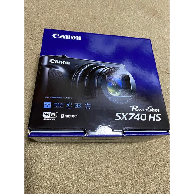 最高の品質の Canon PowerShot SX740 HS BK コンパクトデジタルカメラ