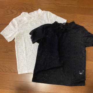 ジーユー(GU)のレースインナー 半袖(Tシャツ(半袖/袖なし))