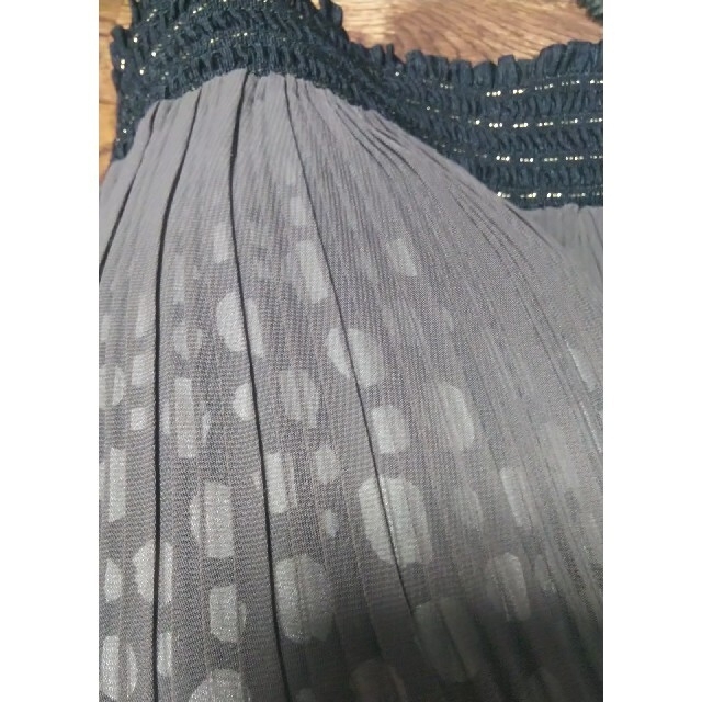 INGRID(イングリッド)の【美品】レディース スカート ドット 黒 INGRID リバーシブル レディースのスカート(ひざ丈スカート)の商品写真