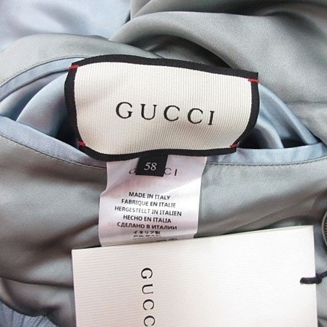 Gucci(グッチ)のグッチ ジャケット リバーシブル 花柄 赤 ブルー グレー 58 ☆AA★ メンズのジャケット/アウター(ブルゾン)の商品写真