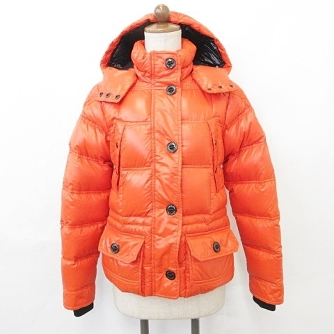 モンクレール MONCLER ダウンジャケット ナイロン オレンジ 064cm着丈