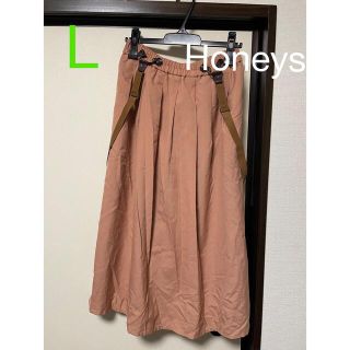 ハニーズ(HONEYS)のHoneys(ハニーズ) サスペンダー付きフレアスカート ロングスカート(ロングスカート)