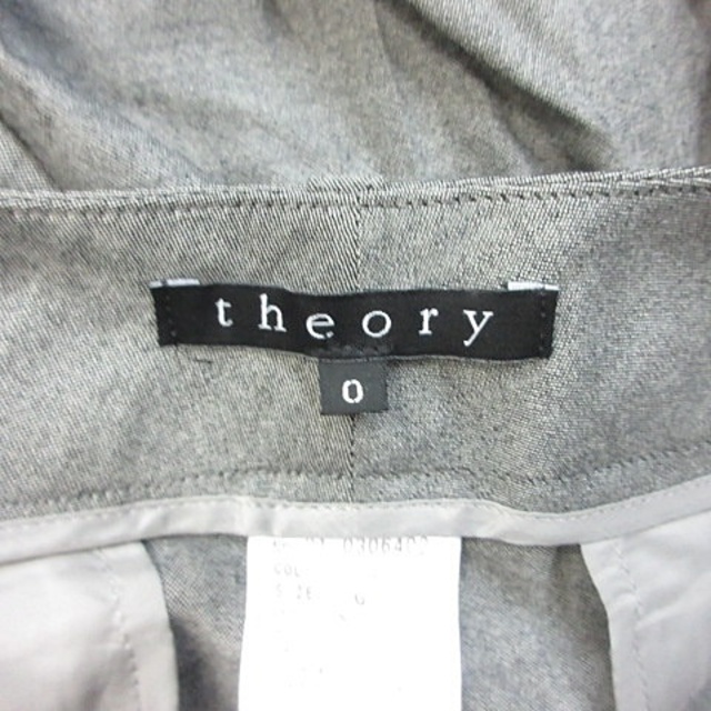 美品 小さいサイズ Theory ワイドパンツ ライトグレーXX0*TB1243