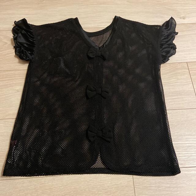 JENNI(ジェニィ)のJENNIシースルーシャツ キッズ/ベビー/マタニティのキッズ服女の子用(90cm~)(Tシャツ/カットソー)の商品写真