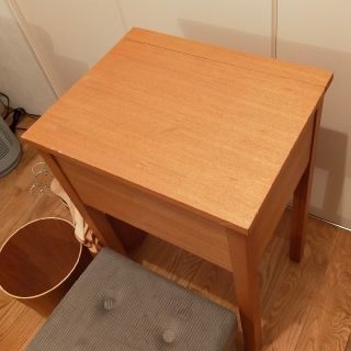 無印良品 廃盤セット 希少 タモ材 ドレッサー 鏡台 4役の多機能