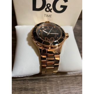 DOLCE&GABBANA - D&G ドルガバ ゴールド メンズ腕時計 電池新品交換