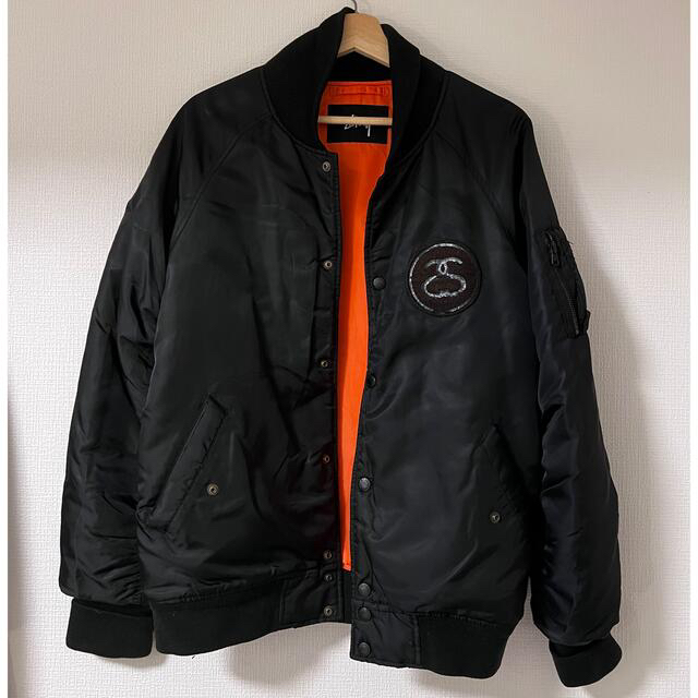 STUSSY(ステューシー)のToonup2002様専用STUSSYxFRAGMENT MA-1JACKET メンズのジャケット/アウター(フライトジャケット)の商品写真