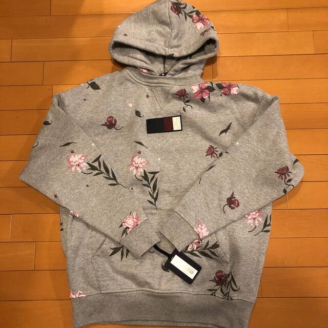 KITH Floral Hoodie Heather Grey Sサイズ