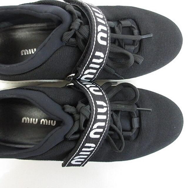 miumiu(ミュウミュウ)のミュウミュウ miumiu スニーカー ウエッジソール 厚底 レースアップ マジ レディースの靴/シューズ(スニーカー)の商品写真