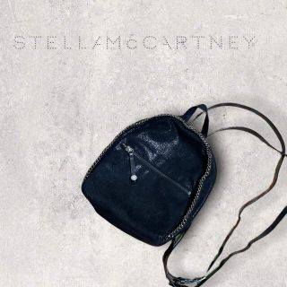 ステラマッカートニー(Stella McCartney)のSTELLA McCARTNEY リュック ファラベラ 黒 ブラック(リュック/バックパック)