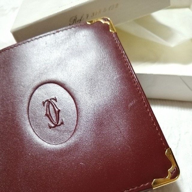 箱付き【新品未使用】カルティエ　二つ折り　財布 | フリマアプリ ラクマ