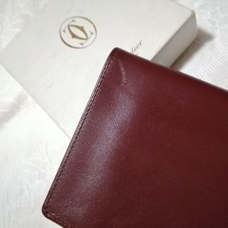 Cartier - 箱付き【新品未使用】カルティエ 二つ折り 財布の通販 by Cartier - 箱付き【新品未使用】カルティエ 二つ折り 財布の通販 by