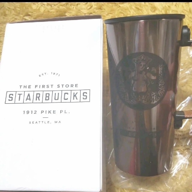 Starbucks Coffee(スターバックスコーヒー)の新品　スターバックス　シアトル　1号店　タンブラー　マグカップ インテリア/住まい/日用品のキッチン/食器(タンブラー)の商品写真