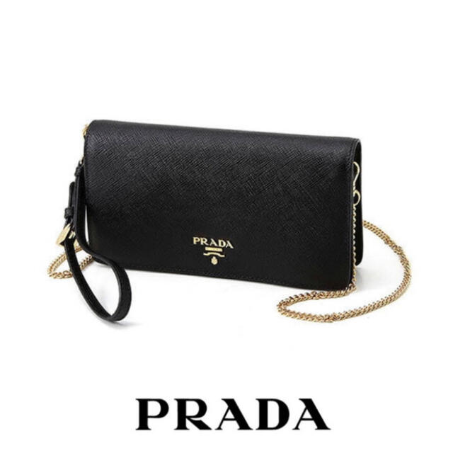 PRADA プラダ ショルダーバック チェーンショルダー&ウォレット www