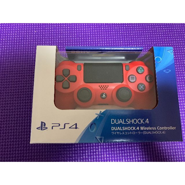 【新品】PS4 コントローラー DUALSHOCK4 マグマ・レッド 純正PS4ワイヤレスコントローラー