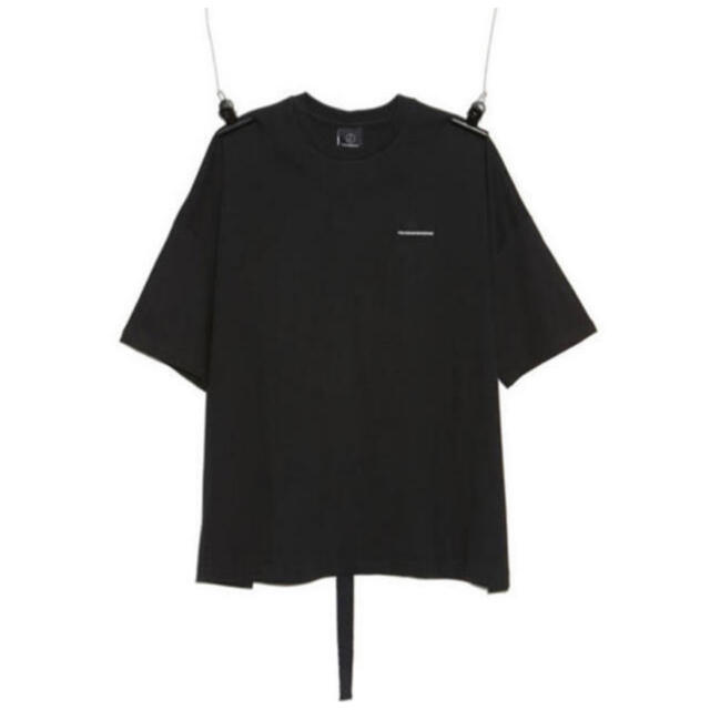 PEACEMINUSONE(ピースマイナスワン)のPMO COTTON T-SHIRT #1 BLACK メンズのトップス(Tシャツ/カットソー(半袖/袖なし))の商品写真