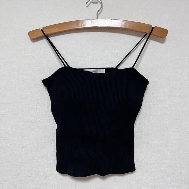 moussy(マウジー)のSQUARE RIB CAMI トップス レディースのトップス(キャミソール)の商品写真