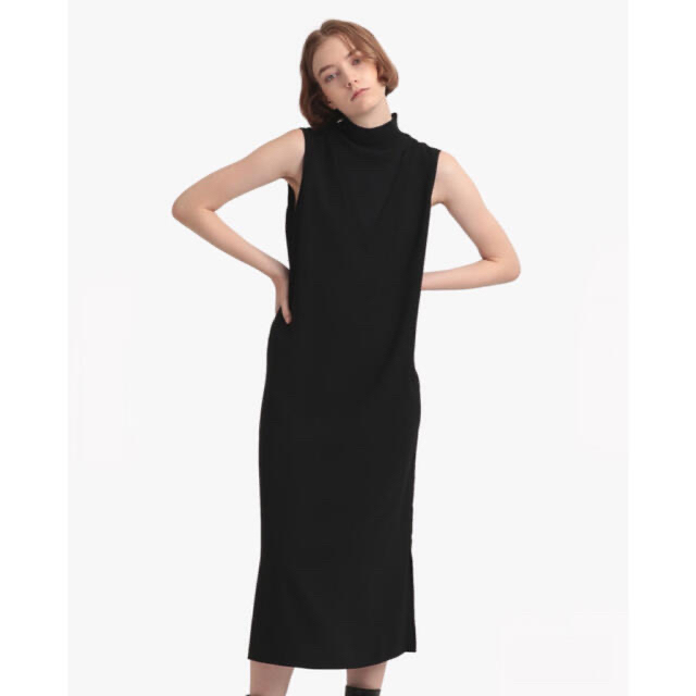 Theory 21aw ノースリーブドレス ブラック | labiela.com