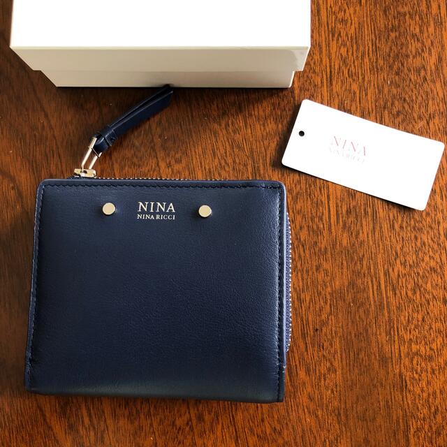 NINA RICCI - 未使用、ニナリッチ、お財布、ネイビーの通販 by ありす ...