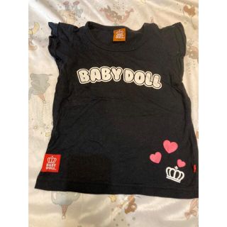 ベビードール(BABYDOLL)のベビードール　100cm Tシャツ　半袖　王冠　ロゴ　ハート　女の子(Tシャツ/カットソー)