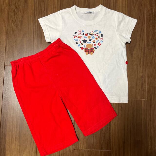 familiar(ファミリア)のキッズパジャマ（familiar）サイズ100 キッズ/ベビー/マタニティのキッズ服女の子用(90cm~)(パジャマ)の商品写真