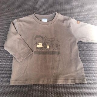 シマムラ(しまむら)の新品タグ付き つむパパ コラボ ロンＴ ロングTシャツ カットソー 100サイズ(Tシャツ/カットソー)