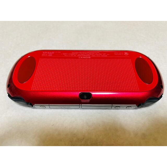 PlayStation Vita(プレイステーションヴィータ)のPS Vita PCH-1000 ZA03 コスミックレッド 動作確認済み エンタメ/ホビーのゲームソフト/ゲーム機本体(家庭用ゲーム機本体)の商品写真