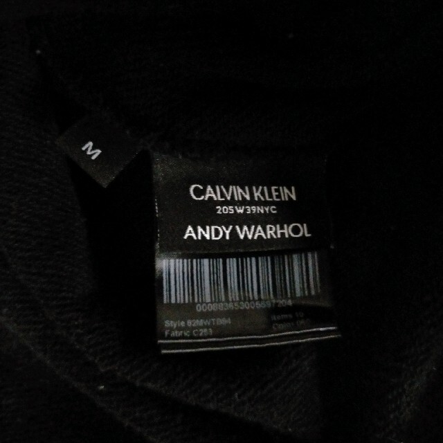 Calvin Klein(カルバンクライン)の希少 激レア 即完売CalvinKlein AndyWARHOLコラボ パーカー メンズのトップス(パーカー)の商品写真
