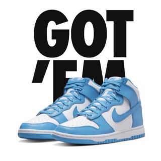 ナイキ(NIKE)のNIKE DUNK HIGH CHAMPIONSHIP LASER BLUE(スニーカー)